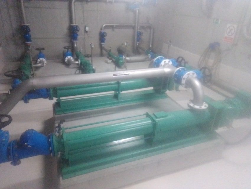 Inoxcaucho-Stator in der Abwasserpumpe