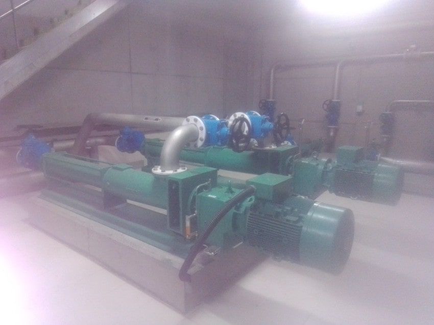 Inoxcaucho-Stator in der Abwasserpumpe