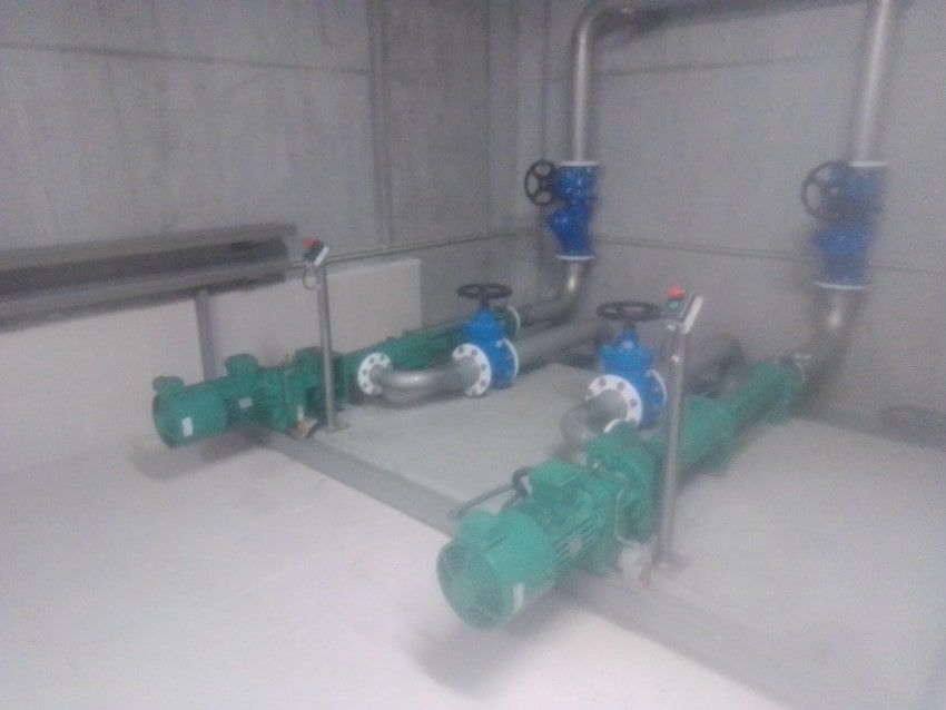 Inoxcaucho-Stator in der Abwasserpumpe