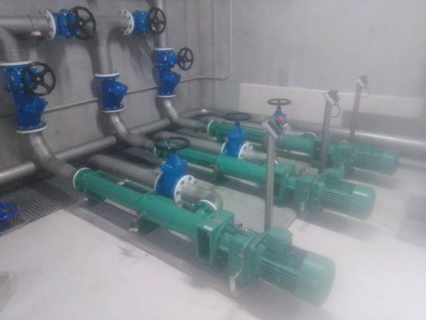 Inoxcaucho-Stator in der Abwasserpumpe