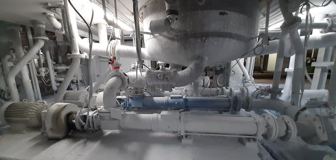 Inoxcaucho-Stator in der Papierindustrie