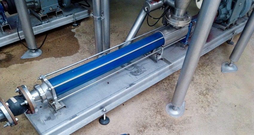Inoxcaucho-Stator in der Tomatenverarbeitungsindustrie