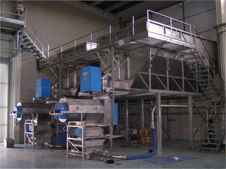 Inoxcaucho Stator in der Weinindustrie